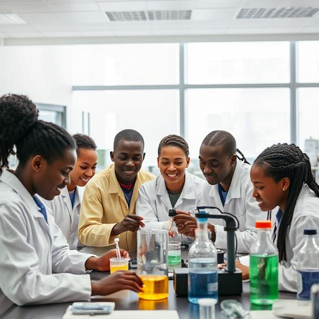 Students in Scrience Laboratiry